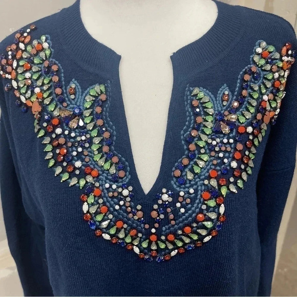 Moth by Anthropologie beaded neckline sweater. Size medium. - Picture 3 of 7